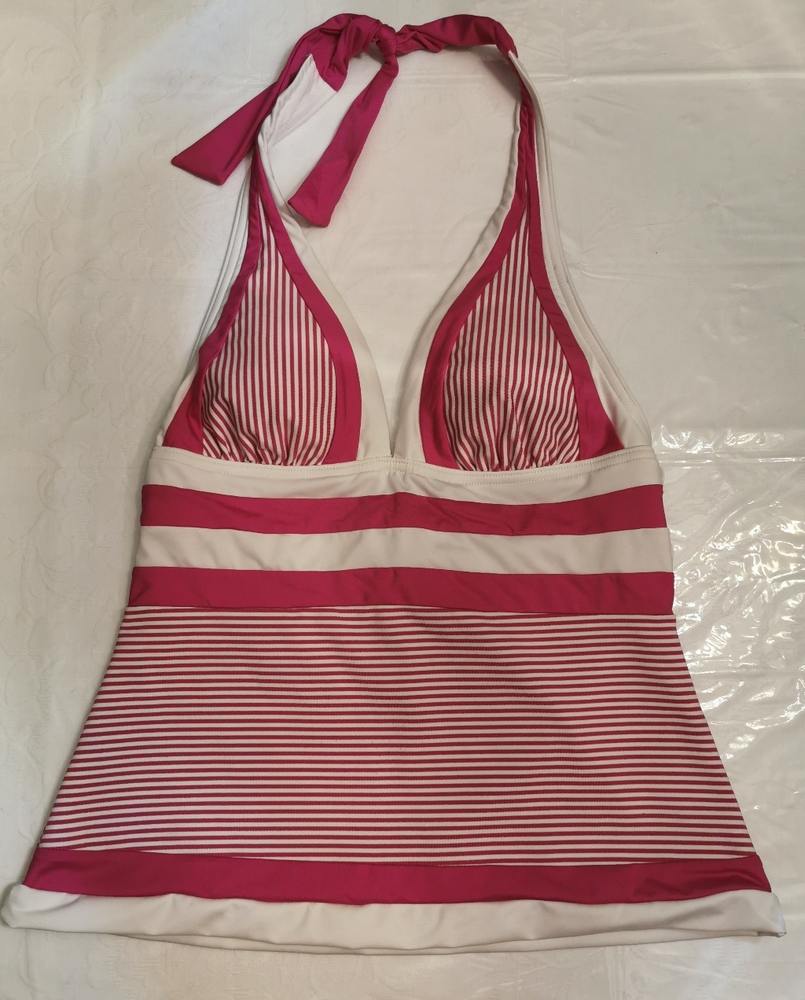 Jag Pink Swimsuit Halter Top Size Small